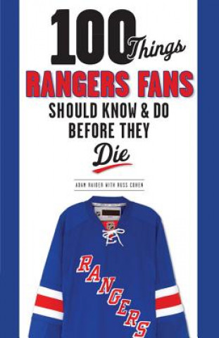 Kniha 100 Things Rangers Fans Should Know & Do Before They Die Adam Raider