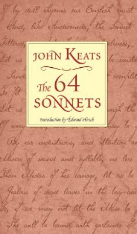 Kniha 64 Sonnets John Keats