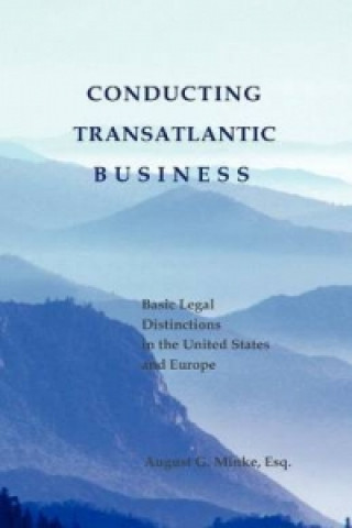 Könyv Conducting Transatlantic Business August G. Minke