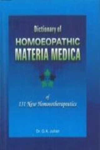 Könyv Dictionary of Homoeopathic Materia Medica O A Julian