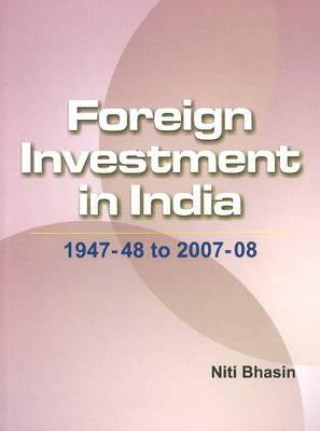 Kniha Foreign Investment in India Niti Bhasin