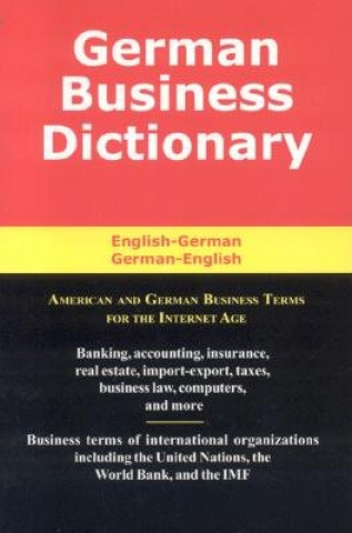 Kniha German Business Dictionary Morry Sofer