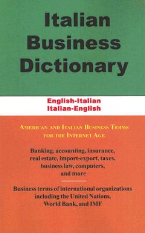 Kniha Italian Business Dictionary 