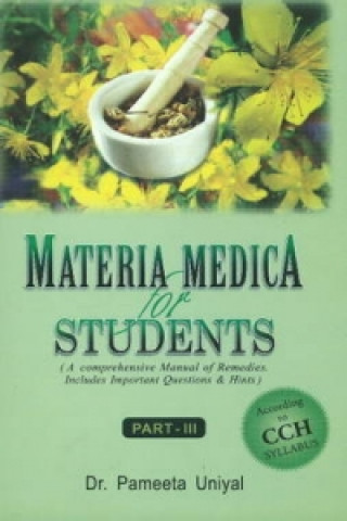 Carte Materia Medica for Students Pameeta Uniyal