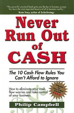 Kniha Never Run Out of Cash Philip Campbell