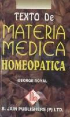 Kniha Texto de Materia Medica Homeopatica George Royal