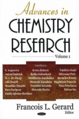 Carte Advances in Chemistry Research, Volume 1 