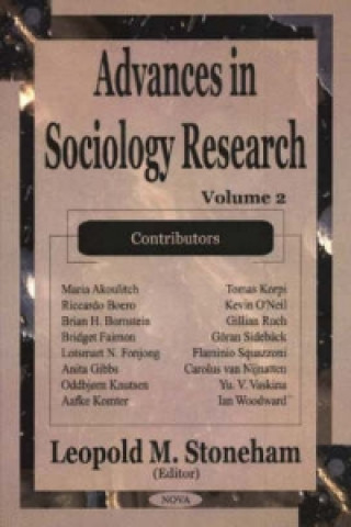 Kniha Advances in Sociology Research 