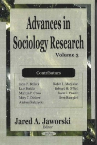 Książka Advances in Sociology Research 