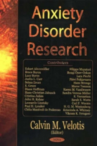 Könyv Anxiety Disorder Research 