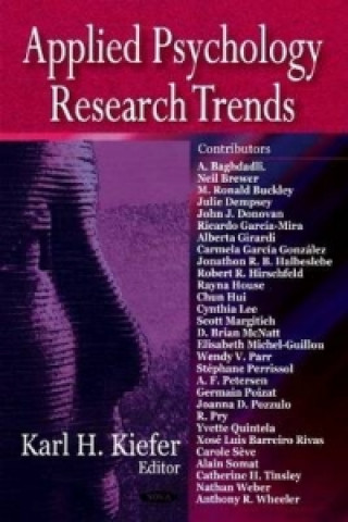 Книга Applied Psychology Research Trends Karl H. Kiefer