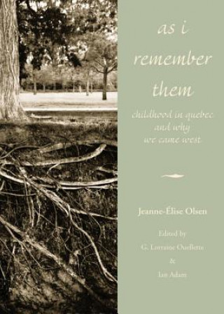 Knjiga As I Remember Them Jeanne-Elise Olsen