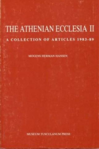 Libro Athenian Ecclesia II Mogens Herman Hansen