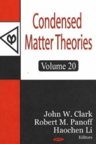 Książka Condensed Matter Theories, Volume 20 