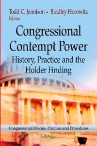 Könyv Congressional Contempt Power 