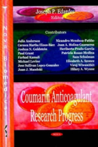 Kniha Coumarin Anticoagulant Research Progress 