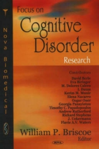 Könyv Focus on Cognitive Disorder Research 