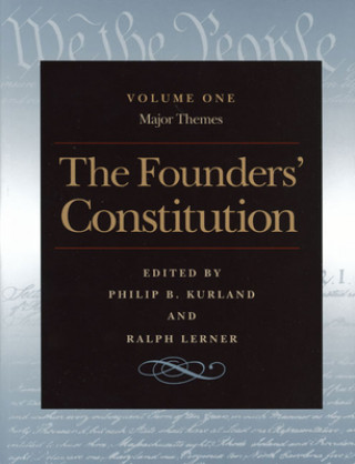 Książka Founders' Constitution, Volume 1 Ralph Lerner