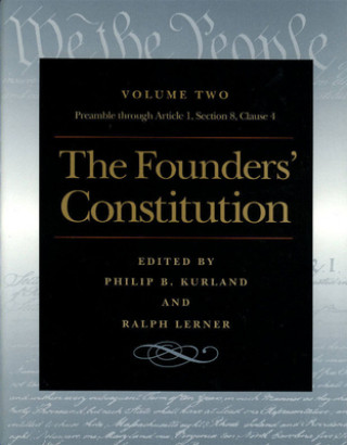 Carte Founders' Constitution, Volume 2 Ralph Lerner