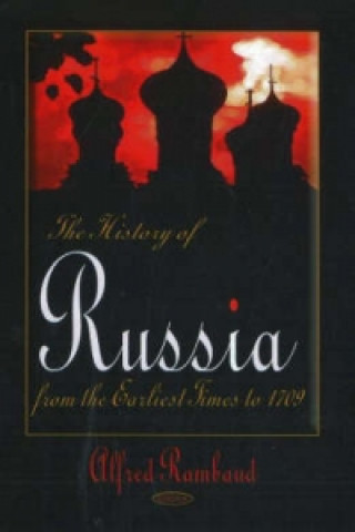Carte History of Russia Alfred Rambaud