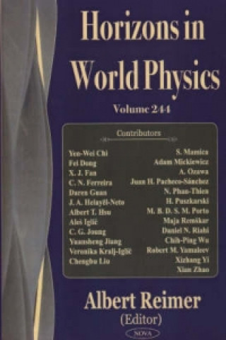 Carte Horizons in World Physics, Volume 244 