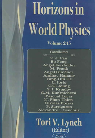 Książka Horizons in World Physics, Volume 245 