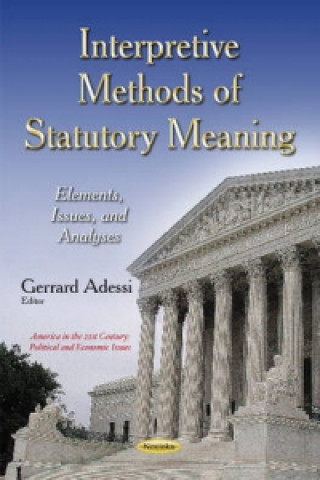 Kniha Interpretive Methods of Statutory Meaning 