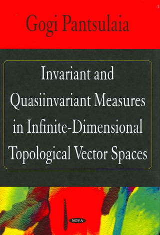 Könyv Invariant & Quasiinvariant Measures in Infinite-Dimensional Topological Vector Spaces Gogi Pantsulaia