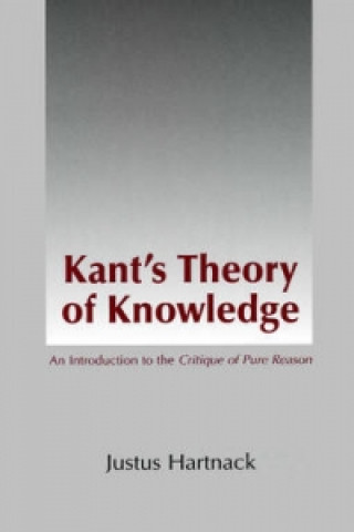 Könyv Kant's Theory of Knowledge Justin O'Brien