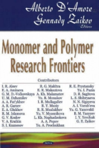 Kniha Monomer & Polymer Research Frontiers 