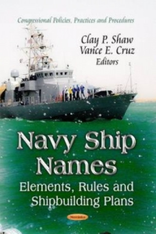 Carte Navy Ship Names Clay P. Shaw