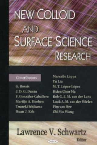 Buch New Colloid & Surface Science Research 