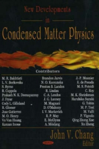 Kniha New Developments in Condensed Matter Physics 