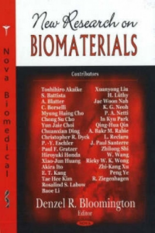 Kniha New Research on Biomaterials 