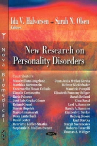 Könyv New Research on Personality Disorders 