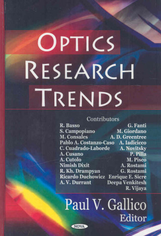 Kniha Optics Research Trends 