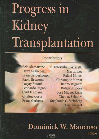 Könyv Progress in Kidney Transplantation 