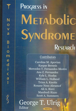 Kniha Progress in Metabolic Syndrome Research 