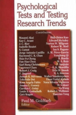 Kniha Psychological Tests & Testing Research Trends Paul M. Goldfarb