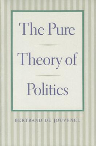 Book Pure Theory of Politics Bertrand de Jouvenel