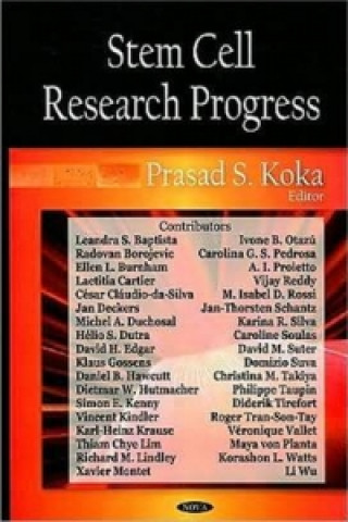 Kniha Stem Cell Research Progress 