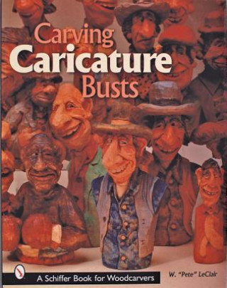 Book Carving Caricature Busts Pete LeClair