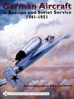 Carte German Aircraft in Russian and Soviet Service 1914-1951 A. O. Alexandrov