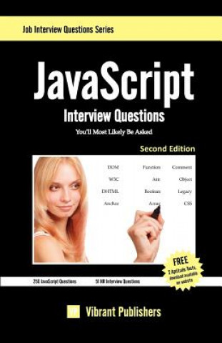 Kniha JavaScript Interview Questions You'll Most Likely Be Asked Vibrant Publishers