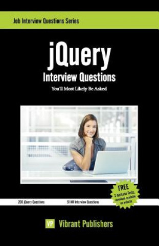 Könyv jQuery Interview Questions You'll Most Likely Be Asked Virbrant Publishers