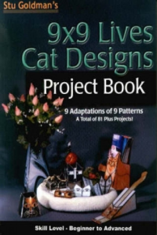 Könyv 9x9 Lives Cat Designs Project Book Stu Goldman