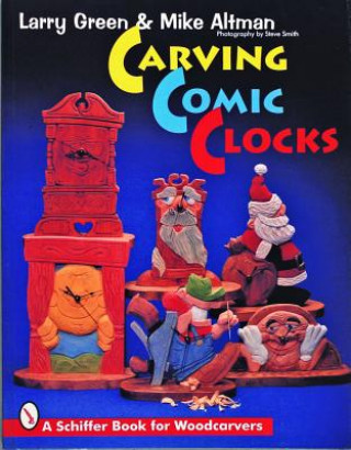 Book Carving Comic Clocks Mike Altman