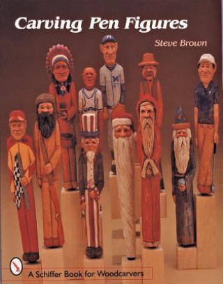 Book Carving Pen Figures Steve Brown