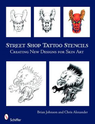 Könyv Street Shop Tattoo Stencils Brian Johnson