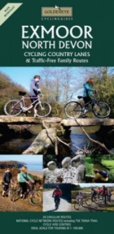 Tiskovina Exmoor North Devon: Cycling Country Lanes & Traffic-Free Family Routes Al Churcher
